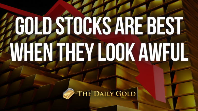 Gold Stocks Perform Best After They Look Their Worst